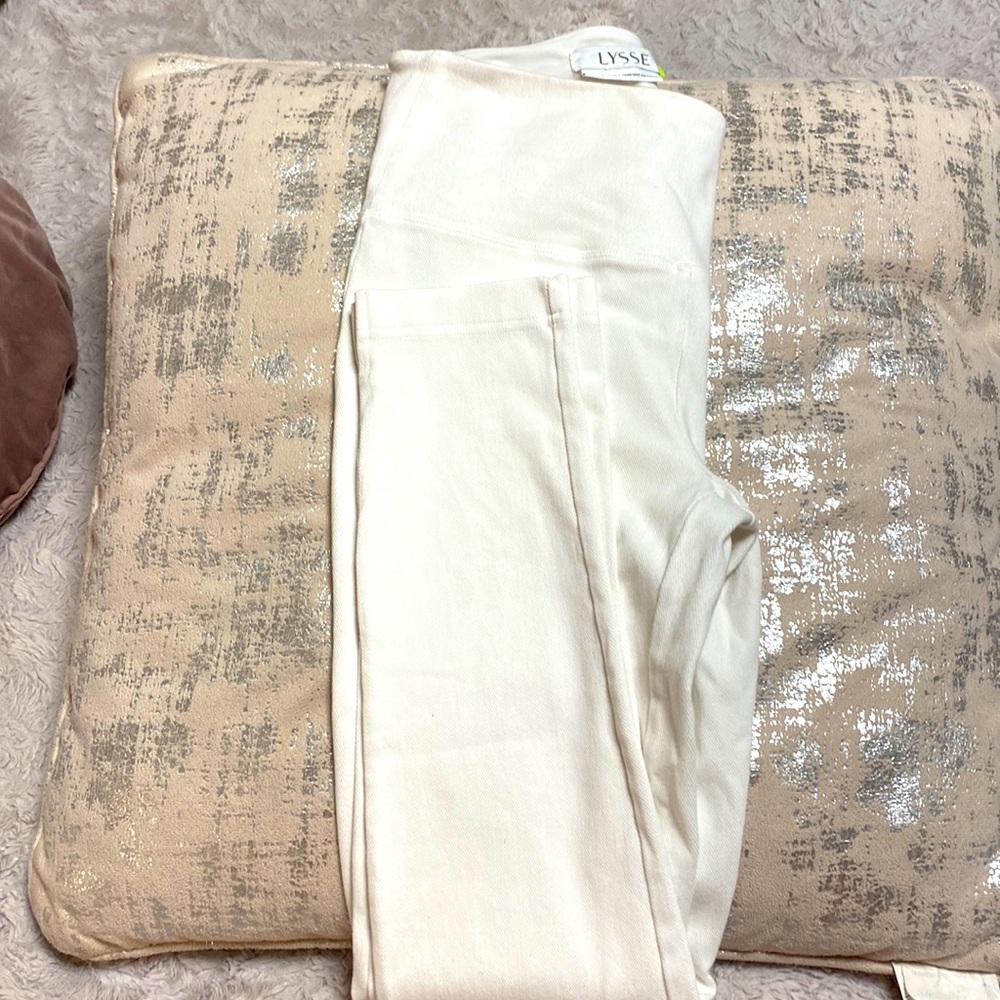 Lysse’ white leggings size S